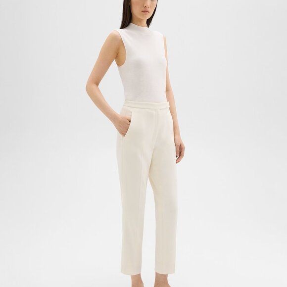 NWT Theory Women's Summer Suit Top size S (sep. size 4 bottoms) BLUSH Crepe - Picture 6 of 8